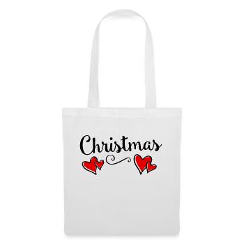 christmas - Stoffbeutel - Weiß - Vorne