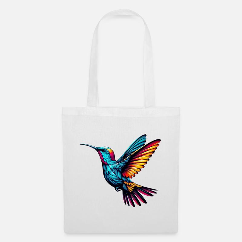 Kolibri - Stoffbeutel - Weiß