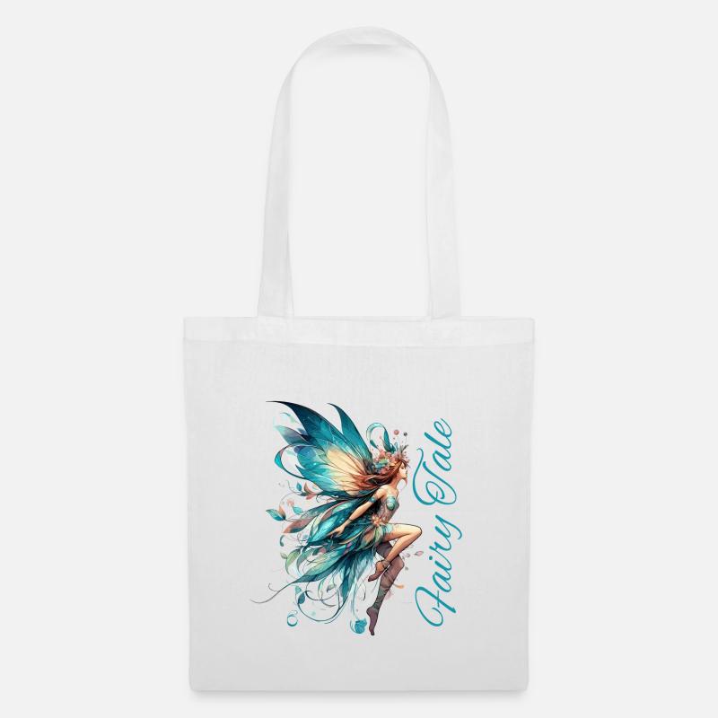 Fee Märchen Geschenk - Stoffbeutel - Weiß