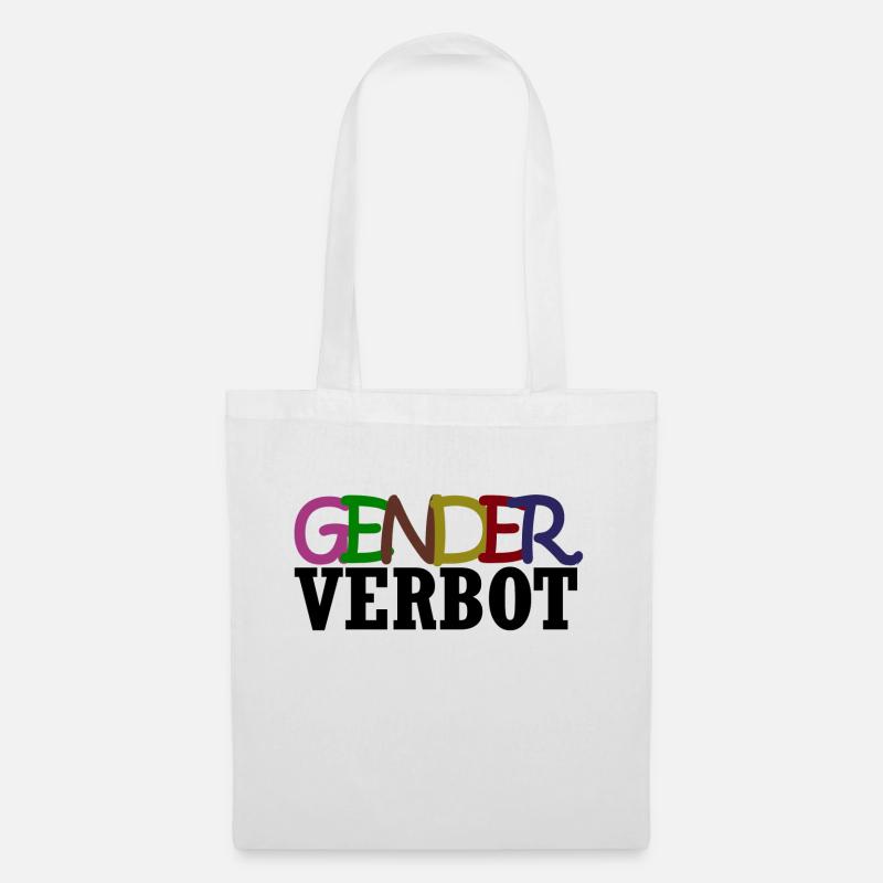 Genderverbot - Stoffbeutel - Weiß