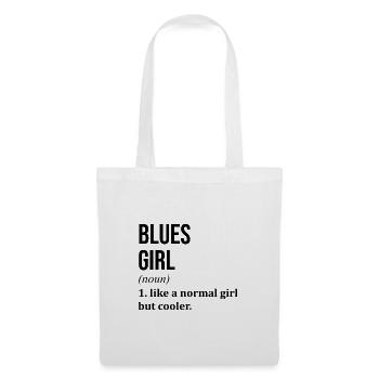 Blues - Stoffbeutel - Weiß - Vorne