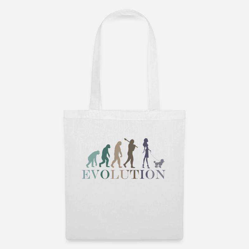 PUDEL EVOLUTION WEIBLICH - Stoffbeutel - Weiß