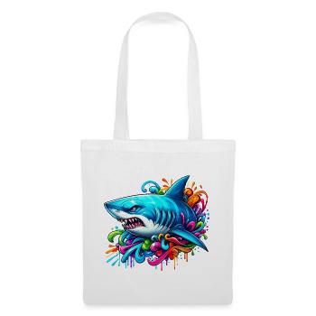Shark - Tote Bag - white - Front