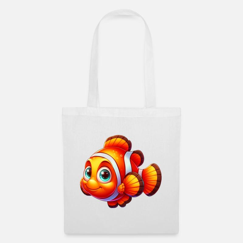 Clownfische - Stoffbeutel - Weiß