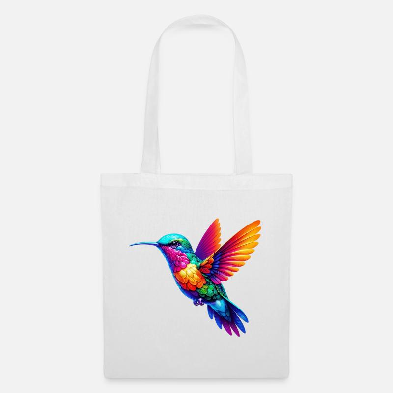 Kolibri - Stoffbeutel - Weiß
