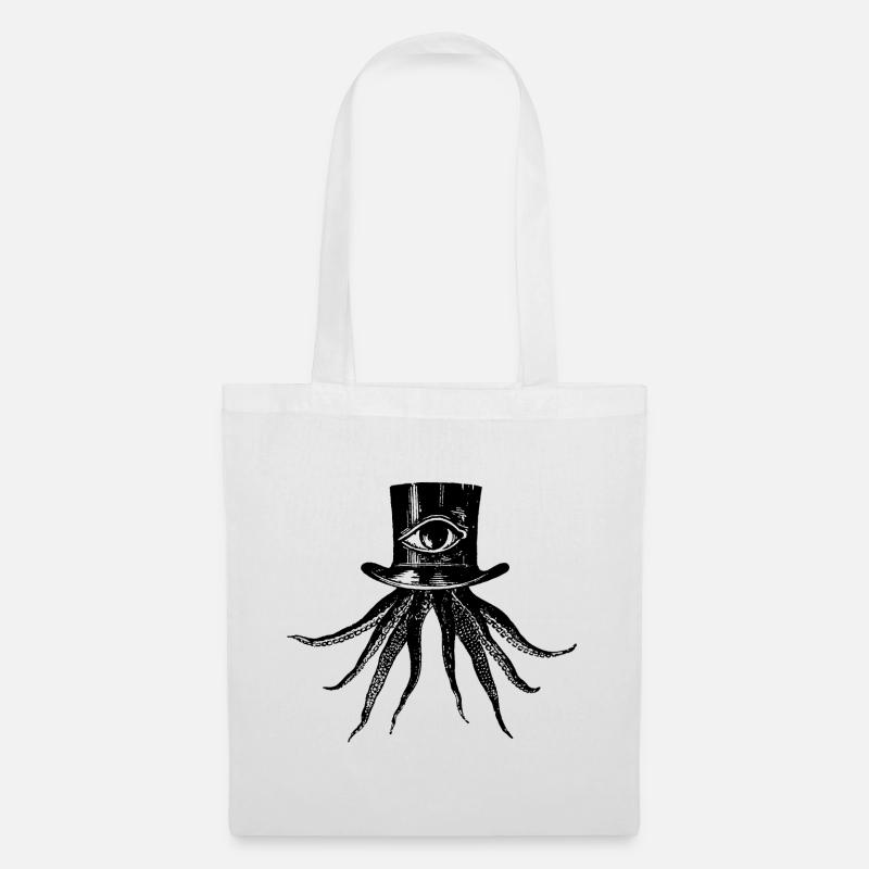 Octopus - Stoffbeutel - Weiß