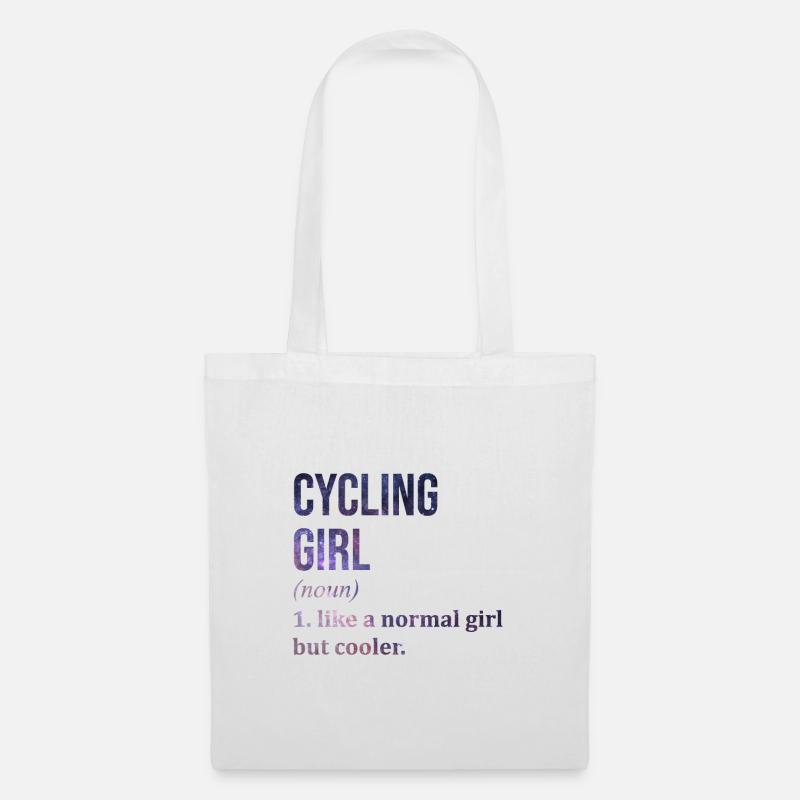 Cycling - Tote Bag - white