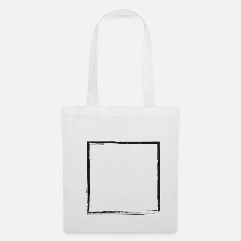 Square - Tote Bag - white