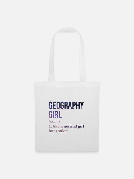 Geographie Geografie Geografie - Stoffbeutel - Weiß