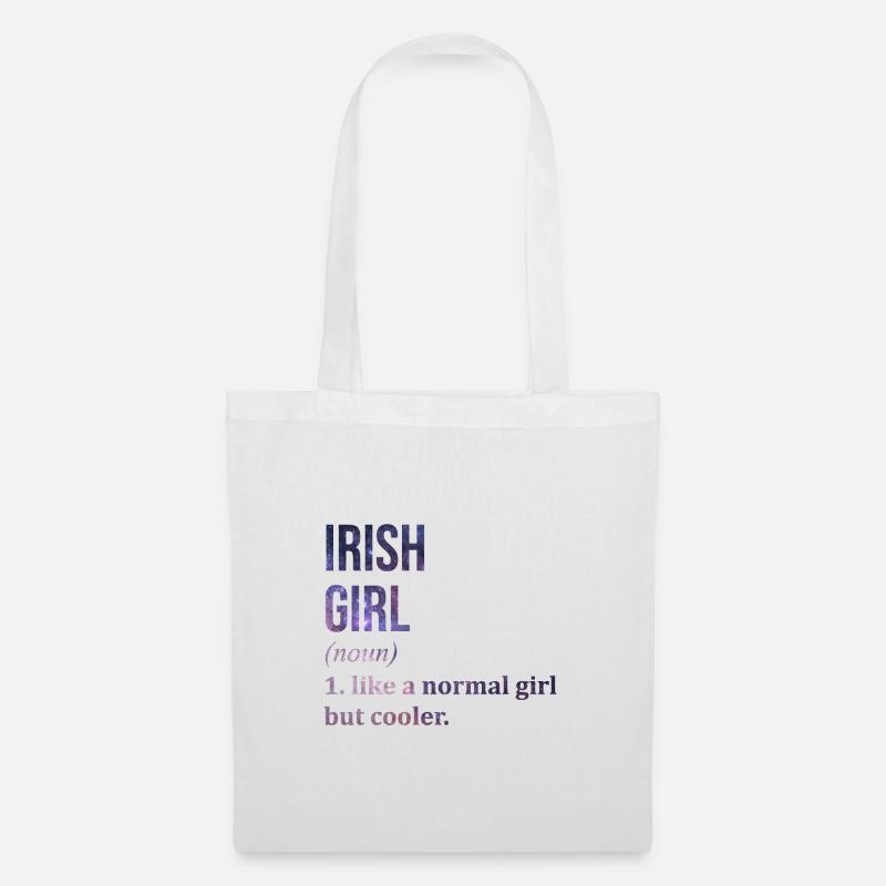 Irland - Stoffbeutel - Weiß