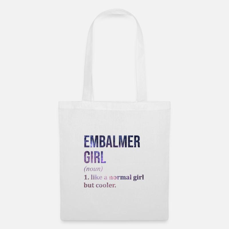 Einbalsamierer - Stoffbeutel - Weiß
