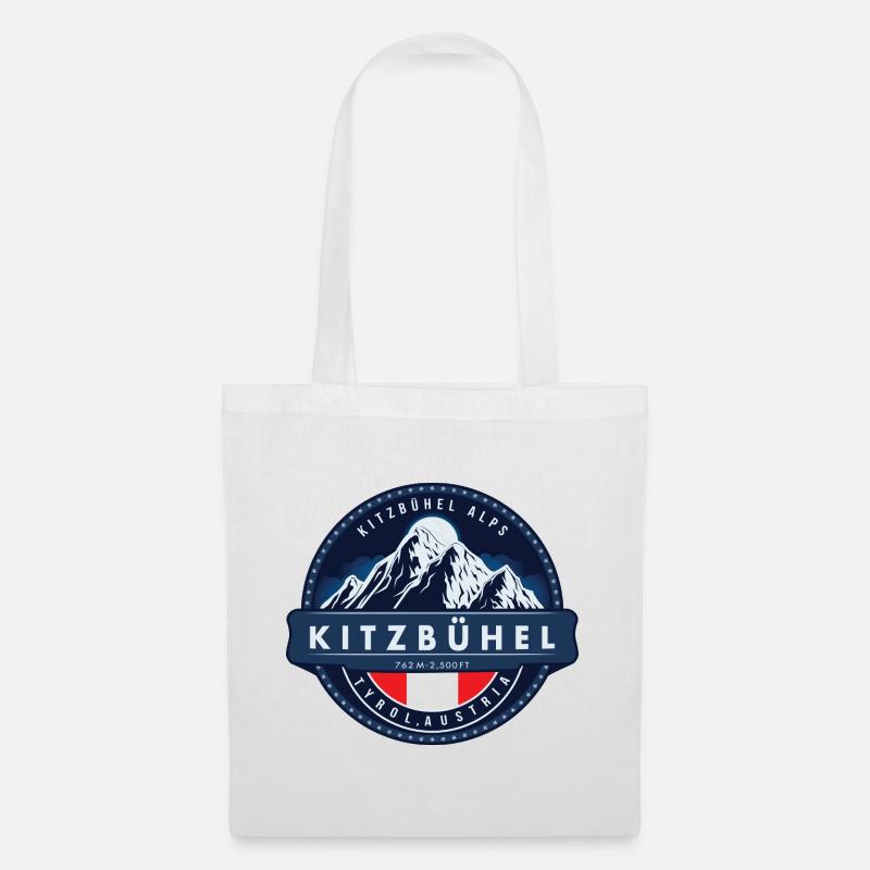 Kitzbühel , Kitzbühel Alps, Austria - Tote Bag - white