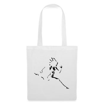 coureur - Sac en tissu - blanc - Devant