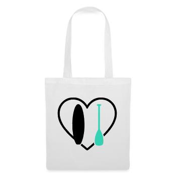 Paddle SUP Heart Board Wave Water Sport - Tote Bag - white - Front
