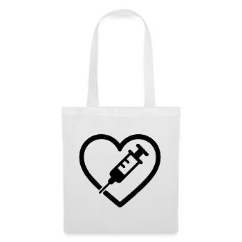 Heart + Nurse / Nurse – Super Parent I - Tote Bag - white - Front