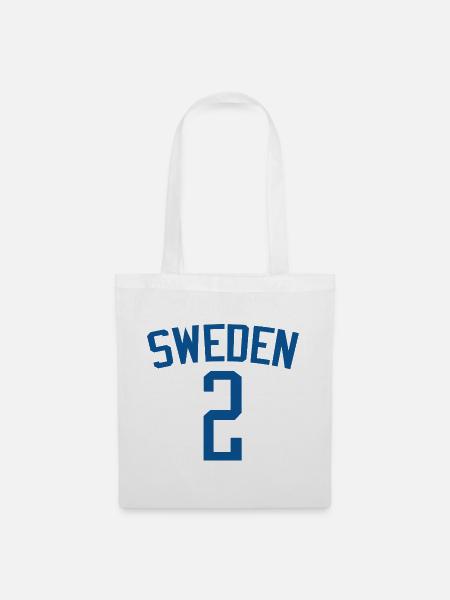Schweden 5 – Sportdesign - Stoffbeutel - Weiß