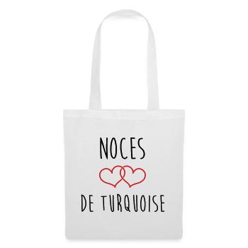 Turquoise Wedding 18 Years of Marriage - Tote Bag - white - Front