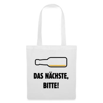 La prochaine chose, s’il vous plaît ! (Bière / Bière / Pourrie 2C) - Sac en tissu - blanc - Devant