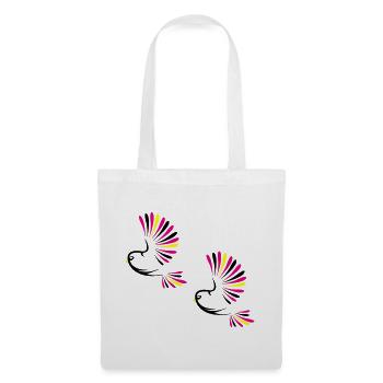 Vogel Bird - Sac en tissu - blanc - Devant