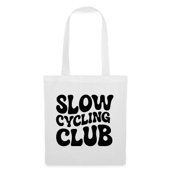 Slow Cycling Club - Tote Bag - white - Front