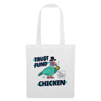 Treuhandfonds Chicken Bold Comic Pheasant Art - Stoffbeutel - Weiß - Vorne