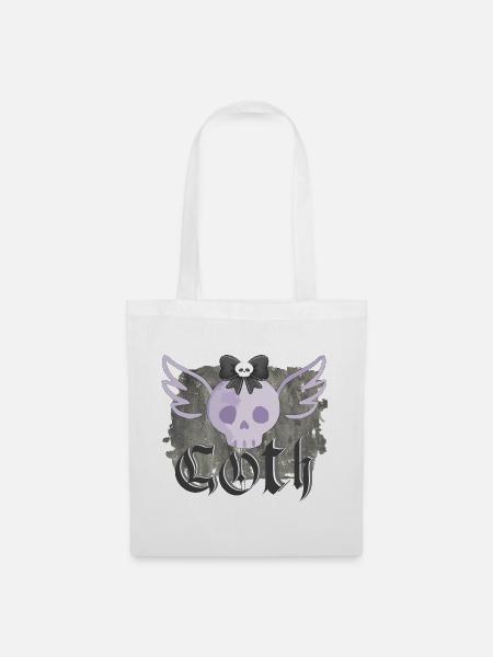 Goth - Stoffbeutel - Weiß