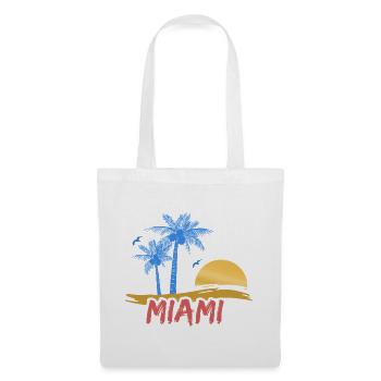 Geschenk für Miami - Stoffbeutel - Weiß - Vorne