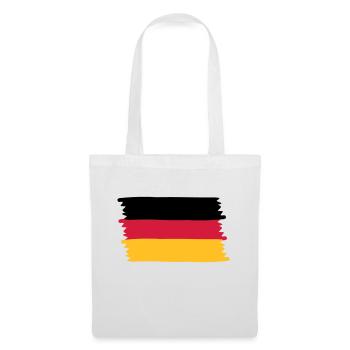 Deutschland - Stoffbeutel - Weiß - Vorne