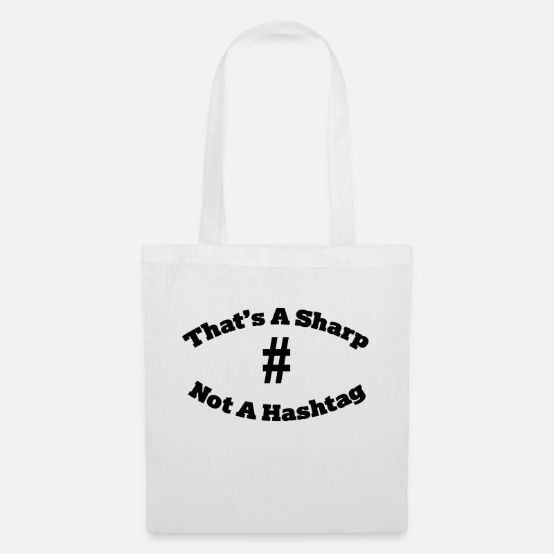 That's a sharp not a hashtag - Tote Bag - white