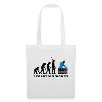 evolution_maurer_b_2c - Sac en tissu - blanc - Devant