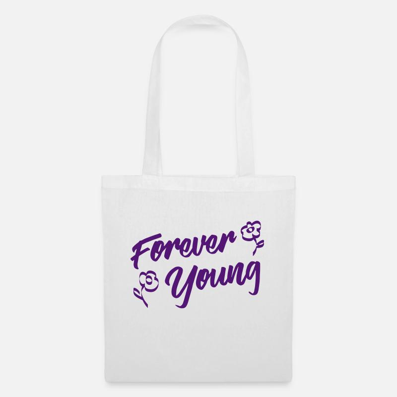 Forever Young - Tote Bag - white