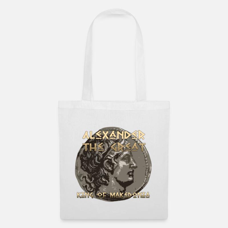 Alexander der Große - Stoffbeutel - Weiß