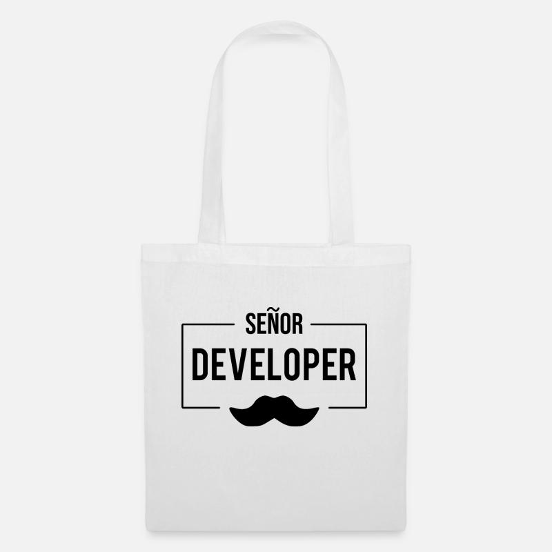 Senor Developer - Stoffbeutel - Weiß
