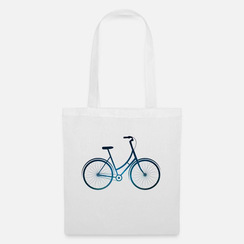 Frauen Fahrrad - Stoffbeutel - Weiß