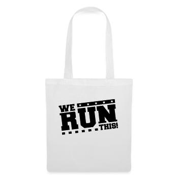 we_run_this_tk1 - Stoffbeutel - Weiß - Vorne