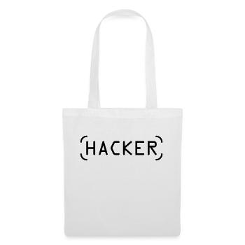 Hacker - Stoffbeutel - Weiß - Vorne
