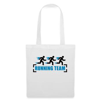 Running Team - Stoffbeutel - Weiß - Vorne