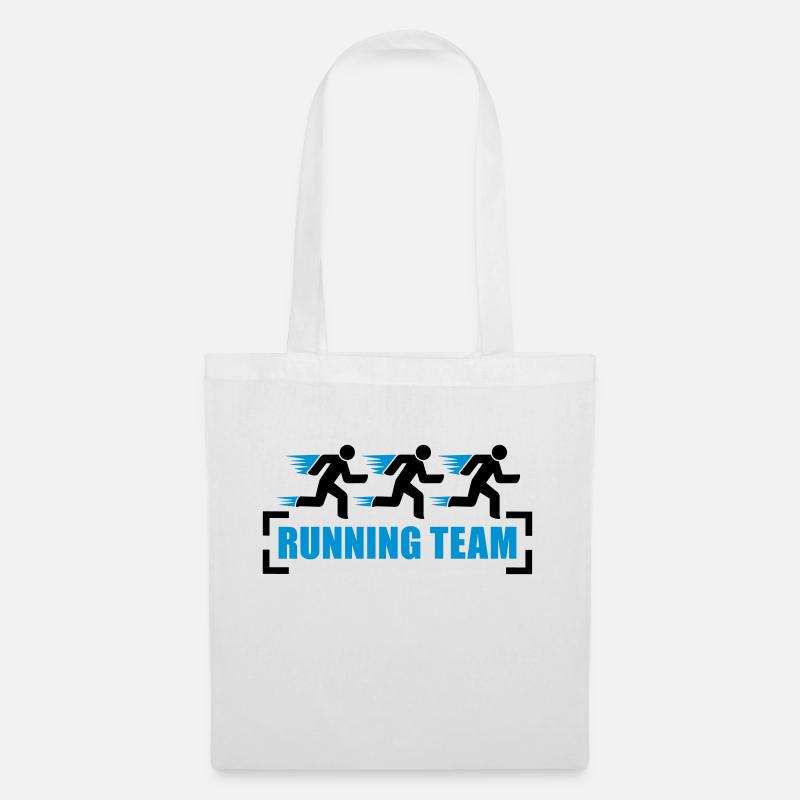 Running Team - Stoffbeutel - Weiß