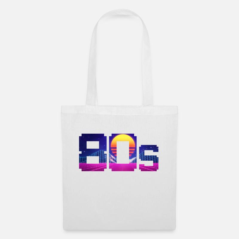 80s Vaporwave - Tote Bag - white