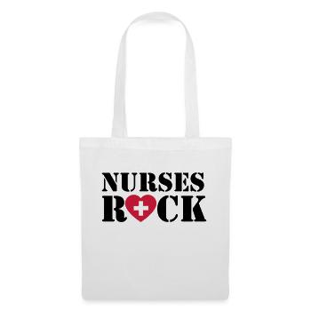 Nurses Rock - Tote Bag - white - Front