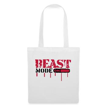 Bête Mode sur un Blut Graffit - Sac en tissu - blanc - Devant