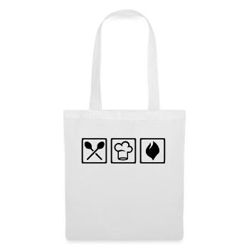 Cook chef - Tote Bag - white - Front