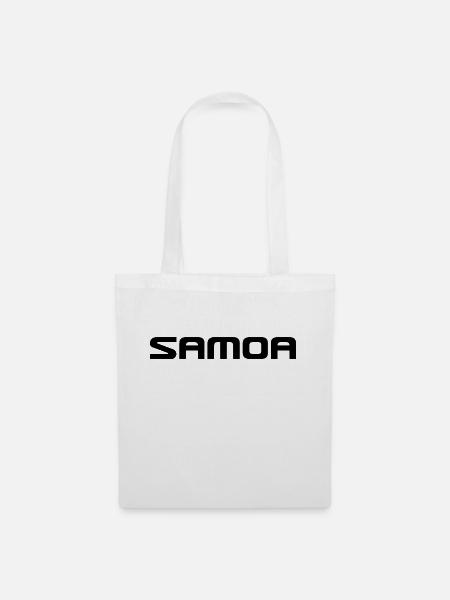 Samoa Logo Polynesien Pacific - Stoffbeutel - Weiß