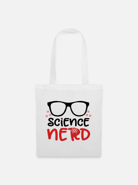 Science Nerd - Stoffbeutel - Weiß