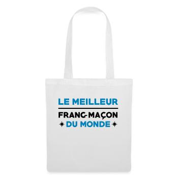 Franc-Maçonnerie / Franc Maçonnerie / Franc Maçon - Sac en tissu - blanc - Devant