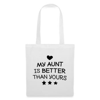 My Aunt - Stoffbeutel - Weiß - Vorne
