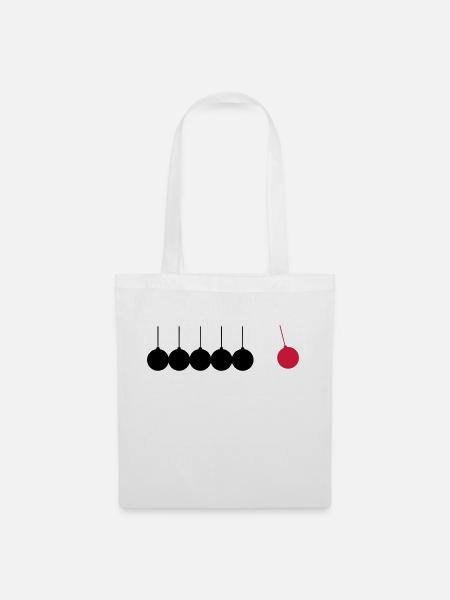 Physics, Pendulum - Sac en tissu - blanc