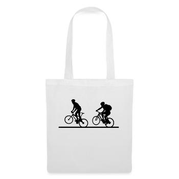Cycling, biking (super cheap!) - Sac en tissu - blanc - Devant