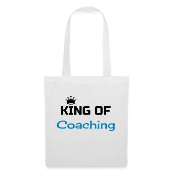 Coach / Coaching / Trainer / Sport - Stoffbeutel - Weiß - Vorne