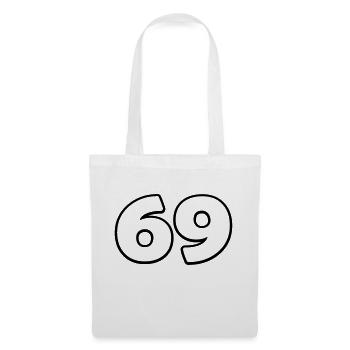 69 - Stoffbeutel - Weiß - Vorne